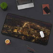 Load image into Gallery viewer, Desk Mat - Winter Night Ensign Peak Nature Park Utah Salt Lake City - Ana.s.CameraWork