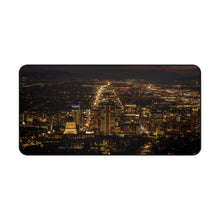 Load image into Gallery viewer, Desk Mat - Winter Night Ensign Peak Nature Park Utah Salt Lake City - Ana.s.CameraWork