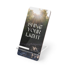 Load image into Gallery viewer, Mobile Display Stand - 'Shine Your Light' - Ana.s.CameraWork