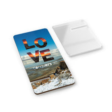 Load image into Gallery viewer, Mobile Display Stand with a quote 'Love Conquer All' - Ana.s.CameraWork