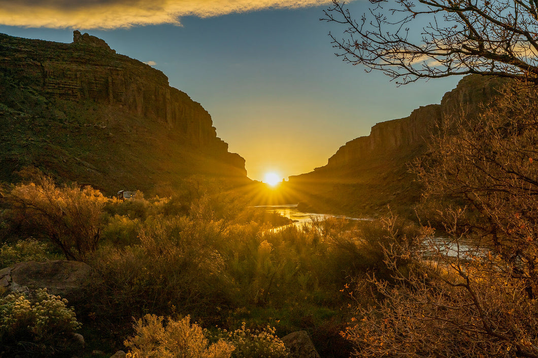 Sunset Between Canyons - Limited Edition Fine Art Print on Hahnemühle Photo Rag paper.