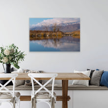Load image into Gallery viewer, &quot;Dusk&#39;s Tranquil Reflection 24&quot; x 36&quot; - Enhance your dining room with this captivating artwork, creating a serene atmosphere.&quot;
