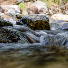 Load image into Gallery viewer, Image of a mini waterfall used in a print on demand from Ana's CameraWork
