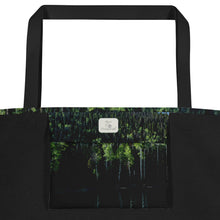 Load image into Gallery viewer, Full tote bag printed with an image of pando forest, displayed on the inside to show details