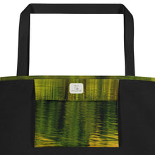 Load image into Gallery viewer, Photograph of the inner bag of a tote bag from the Water Colors collection by Ana's CameraWork