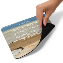 Load image into Gallery viewer, Mouse Pad, where every click is accompanied by the vibrant energy of Bear Lake and Psalm 23:5