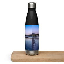 Load image into Gallery viewer, Stainless steel water bottle black 17 oz, back with Hyrum Reservoir Printed, Collectible!