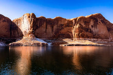 Load image into Gallery viewer, "Twin Reflections - Majestic Rocky in Lake Powell" Fine Art Print on Hahnemühle Photo Rag paper."