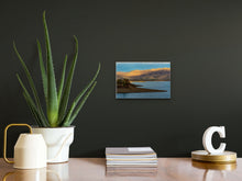 Load image into Gallery viewer, 'Sunset Over The Mountains' - 8"x12" in the same corporate setting as the previous image.
