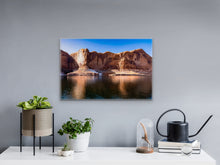 Load image into Gallery viewer, "’Twin Reflections’ 16" x 24" - A captivating scene paired with antique vases for a stylish decor touch."