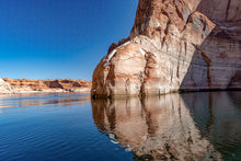 Load image into Gallery viewer, •	"Nature's Footprint - Nature Formation in Lake Powell Limited Edition Fine Art Print on Hahnemühle Photo Rag paper."