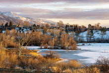 Load image into Gallery viewer, •	"’The Best Winter Colors’ - Andy Adam's Reservoir Limited Edition Fine Art Print on fine art paper."