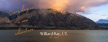 Load image into Gallery viewer, Willard Bay, UT. Ana Sosa&#39;s photography with text:&quot;Every day is a new adventure&quot;

