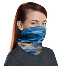 Load image into Gallery viewer, All-over underwater rock print on a simple fit neck gaiter. Face mask cover view
