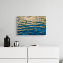 Load image into Gallery viewer, Gold &amp; Turquoise Like Calm in Motion
