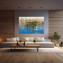 Load image into Gallery viewer, Gold &amp; Sky Blue A Reflection of Clarity
