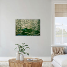 Load image into Gallery viewer, Gold &amp; Forest Green Stillness that Breathes
