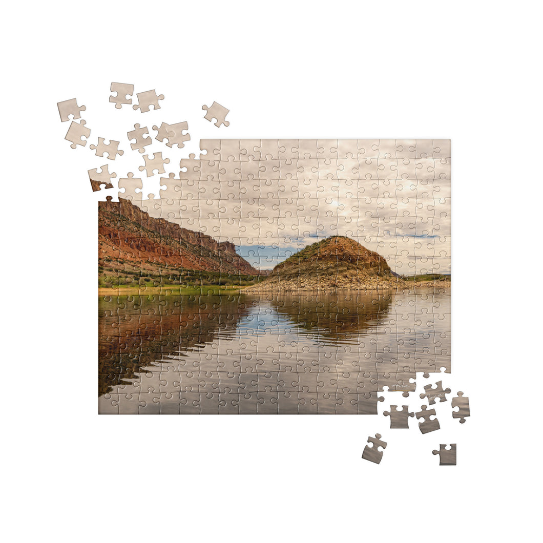 Jigsaw puzzle _ Flaming Gorge image. 252 pieces