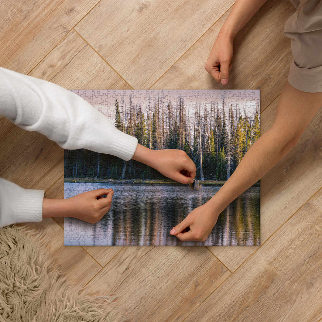 Jigsaw puzzle - Crystal Lake image 520 pieces