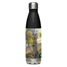 Load image into Gallery viewer, Stainless steel water bottle black 17 oz  right with Navajo Lake Printed, Collectible!
