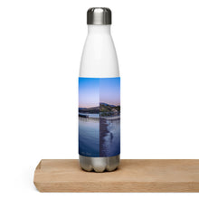 Load image into Gallery viewer, Stainless steel water bottle white 17 oz, back with Hyrum Reservoir Printed, Collectible!
