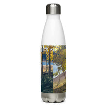 Load image into Gallery viewer, Stainless steel water bottle white 17 oz, back with Navajo Lake Printed, Collectible!
