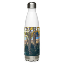 Load image into Gallery viewer, Stainless steel water bottle white 17 oz, left with Navajo Lake Printed, Collectible!
