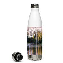 Load image into Gallery viewer, Water bottle - Grin and watch the raimbow unfould - Crystal Lake, UT.
