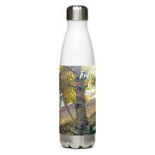 Load image into Gallery viewer, Stainless steel water bottle white 17 oz, right with Navajo Lake Printed, Collectible!
