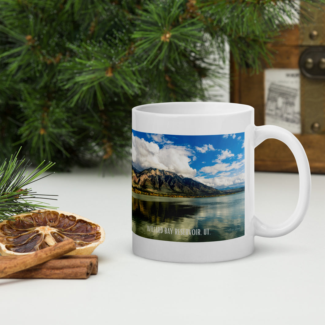 Thanksgiving mug - Willard Bay Reservoir, UT.