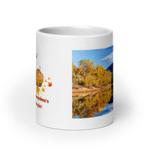 Load image into Gallery viewer, Thanksgiving mug - Holmes Creek Reservoir, UT.
