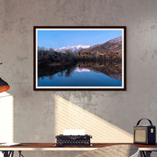 Load image into Gallery viewer, Winter - Sunset at Holmes Creek Reservoir in Layton City
